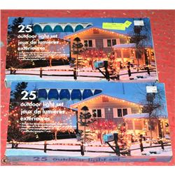 2 NEW STRINGS OF CHRISTMAS LIGHTS IN BOX