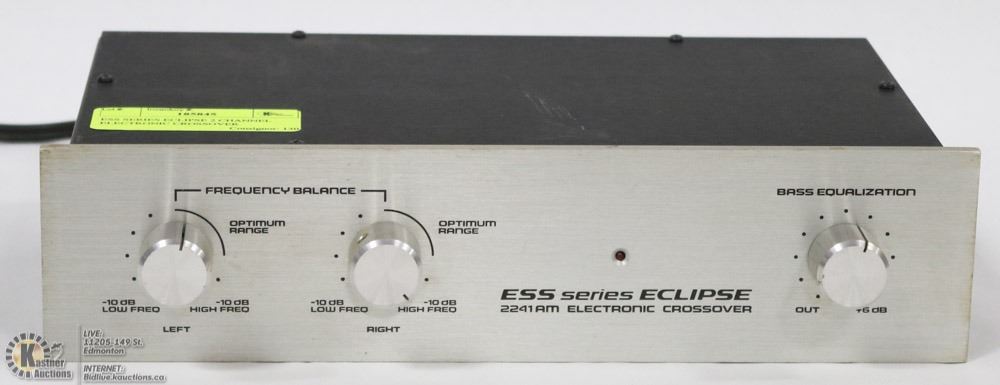 ESS SERIES ECLIPSE 2 CHANNEL ELECTRONIC CROSSOVER