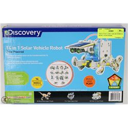 DISCOVERY 14 IN 1 SOLAR VEHICLE ROBOT NEW IN BOX