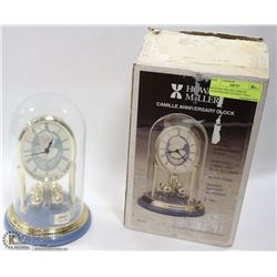HOWARD MILLER CAMILLE ANNIVERSARY CLOCK 9" TALL