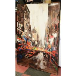 CANVAS CITY SCENE PICTURE   36X48