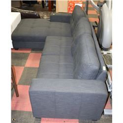 NEW SECTIONAL ON CHOICE : GREY FABRIC