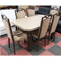 REFLECTIONS 7PC DINING SET INCL 60" TABLE, 2