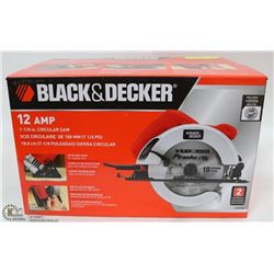 NEW BLACK AND DECKER 12 AMP 7 1/4 CIRCULAR SAW
