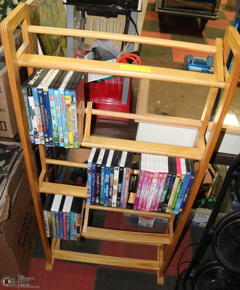kids dvd shelf