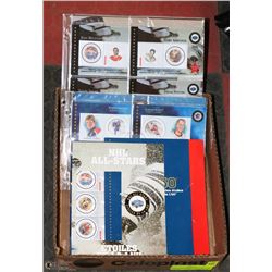 NHL ALL STARS SOUVENIER STAMP COLLECTION INCL