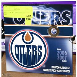 OILERS RCM CANADIAN 2007 COIN SET.