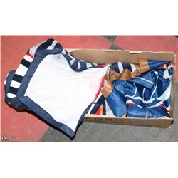 OILERS FLAG & OILERS TOWEL