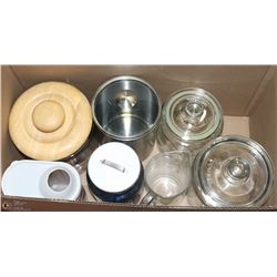 LOT OF CANISTERS