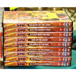 LOT OF 9 YU-GI-OH DVDS