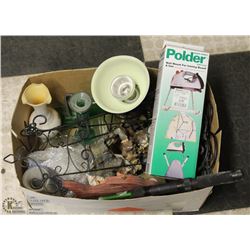 BOX OF ASST ORNAMENTS