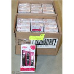 BOX OF BRAND NEW MANICURE SETS