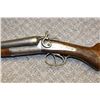 Image 2 : BELGIAN DOUBLE BARREL SIDE BY SIDE HAMMER GUN, 12 GAUGE, 30 INCH BARREL, CA 1890