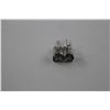 Image 2 : NEW MYSTIC TOPAZ STUD EARRINGS - ROUND CUT, POST AND BUTTERFLY BACKS, STERLING SILVER
