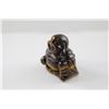 Image 2 : 126.5 CT CARVED TIGER'S EYE BUDDHA STATUE