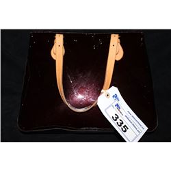 LOUIS VUITTON RED/BROWN HANDBAG