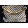 Image 2 : LOUIS VUITTON BROWN AND BEIGE HANDBAG