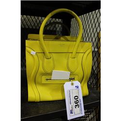 CELINE PARIS HANDBAG - YELLOW