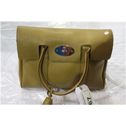 BROWN MULBERRY HANDBAG