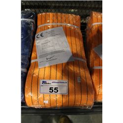 FLAT WEBBING SLING - MINIMUM BREAKING STRENGTH 60 TONNE