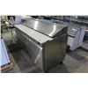 Image 2 : STAINLESS STEEL COMMERCIAL REFRIGERATED SANDWICH STATION WITH FREEZER ON THE BOTTOM