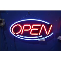 NEON OPEN SIGN