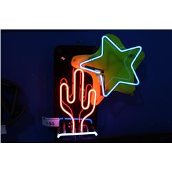 NEON CACTUS AND STAR SIGN