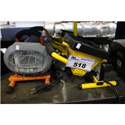 THREE WORK LIGHTS