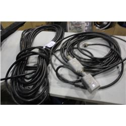 PAIR OF HEAVY DUTY EXTENSION CORDS