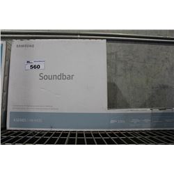 SAMSUNG SOUNDBAR AND SUBWOOFER