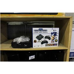 GENESIS CLASSIC GAME CONSOLE AND PROJECTOR