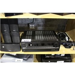 ONKYO SURROUND SOUND RECEIVER AND SPEAKERS