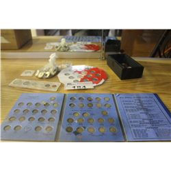 LOT OF CANADIAN COLLECTORS COINS INCLUDING SILVER DIMES, SILVER DOLLARS AND MORE