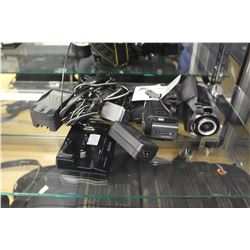 PAIR OF SONY CAMCORDERS AND ACCESSORIES