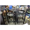 Image 2 : PUB TABLE AND TWO CHAIRS