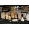 Image 2 : SHELF LOT OF HIMALAYAN SALT LAMPS AND NIGHT LIGHTS