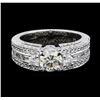 Image 2 : 2.14 ctw Diamond Ring - 18KT White Gold