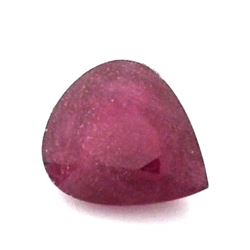 7.67 ctw Pear Mixed Ruby Parcel