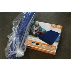 INTEX AIR MATTRESS AND TENT