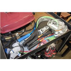 BADMINTON AND SQUASH RACKETS