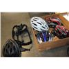 Image 1 : BOX OF BIKE HELMETS