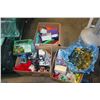 Image 1 : THREE BOXES OF CHRISTMAS ORNAMENTS AND LIGHTS