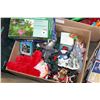 Image 3 : THREE BOXES OF CHRISTMAS ORNAMENTS AND LIGHTS