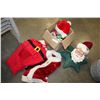 Image 1 : BOX OF SANTA CLAUS LIGHTS AND TREE STAND