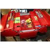 Image 2 : RED CRAFTSMAN TOOLBOX WITH CONTENTS