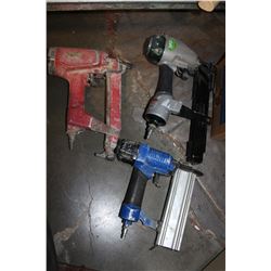 THREE AIR NAILERS