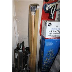 BOX OF NEW SCREW IN FIVE FOOT HANDLES