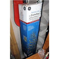 8 FOOT GE PRE LIT CHRISTMAS TREE