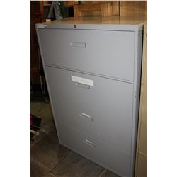 FOUR DRAWER LATERAL FILE CABINET