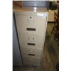 Image 1 : 4 DRAWER FILE CABINET